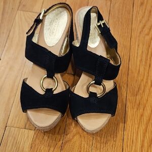 Coach Black and Gold Women's Sandals